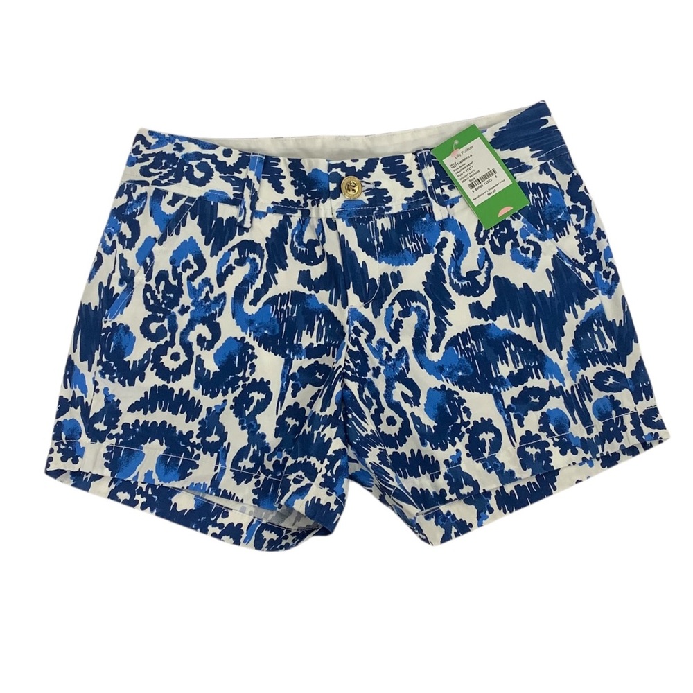 NWT Lilly Pulitzer Callahan short resort navy beach bathers size 0 preppy resort